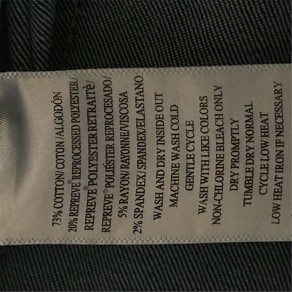 Calvin Klein Women's High Rise Dark Wash Jeans Size 16 Eco-Friendly - Picture 11 of 12